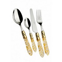 photo ALADDIN Cutlery Set - 31 Pieces - Golden Straw Ferrule 1
